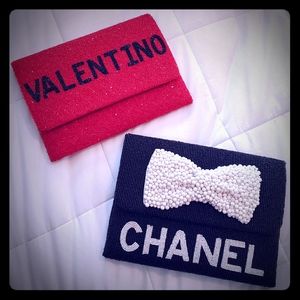 Moyna Beaded clutch ("VALENTINO" only)